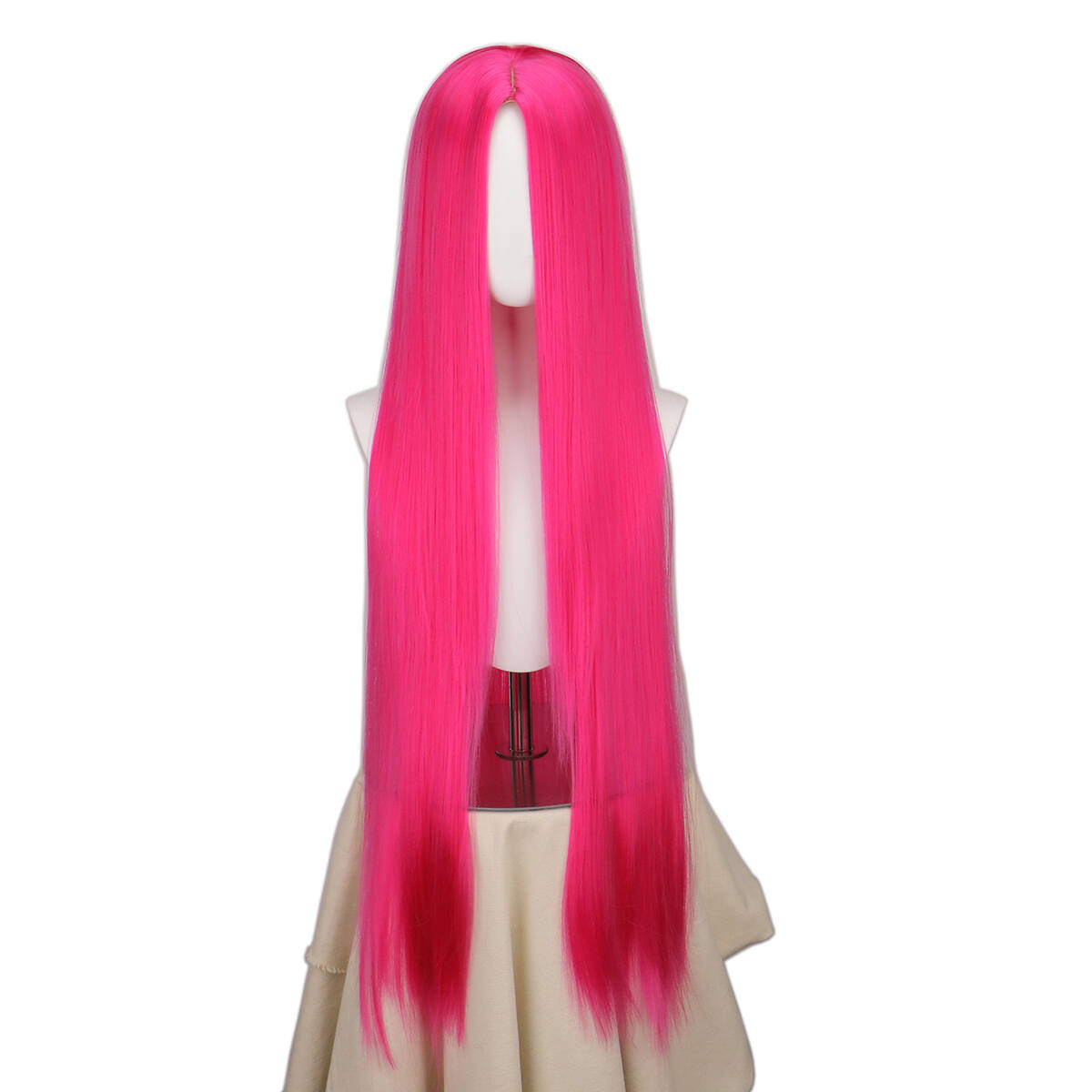 Anime Cosplay Red Hair - Diavolo Cosplay Wig 100CM rose red