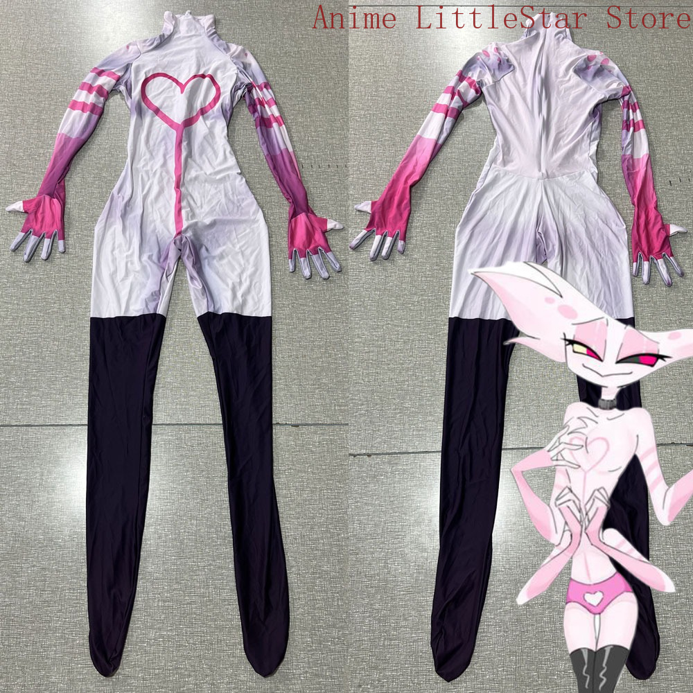 Anime Cosplay Photoshoot - Anime Angel Dust Game Cosplay Costume