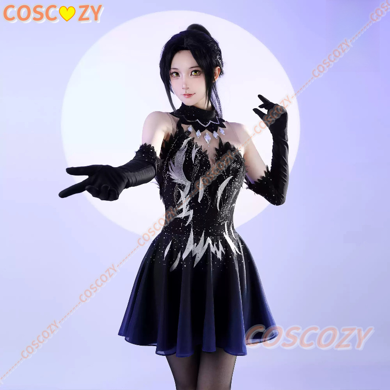 Cosplay Anime Black - Medalist Hikaru Kamisaki Dress Cosplay Costume