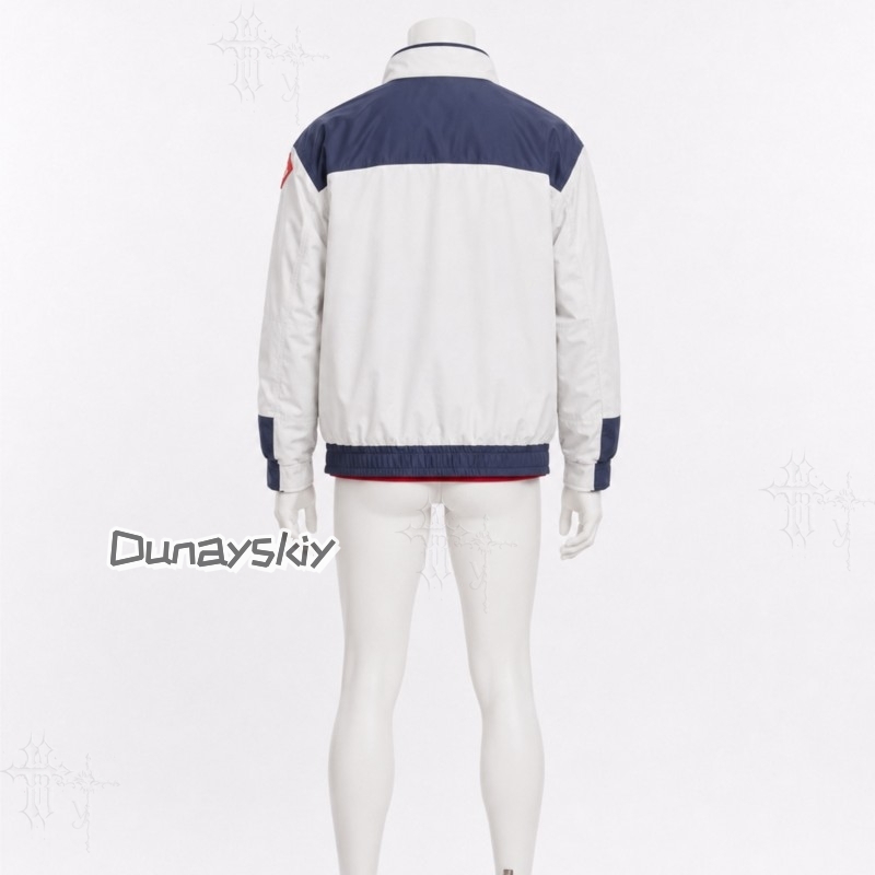 Anime Cosplay Photoshoot - Roman Cosplay Red Printed Jacket Short