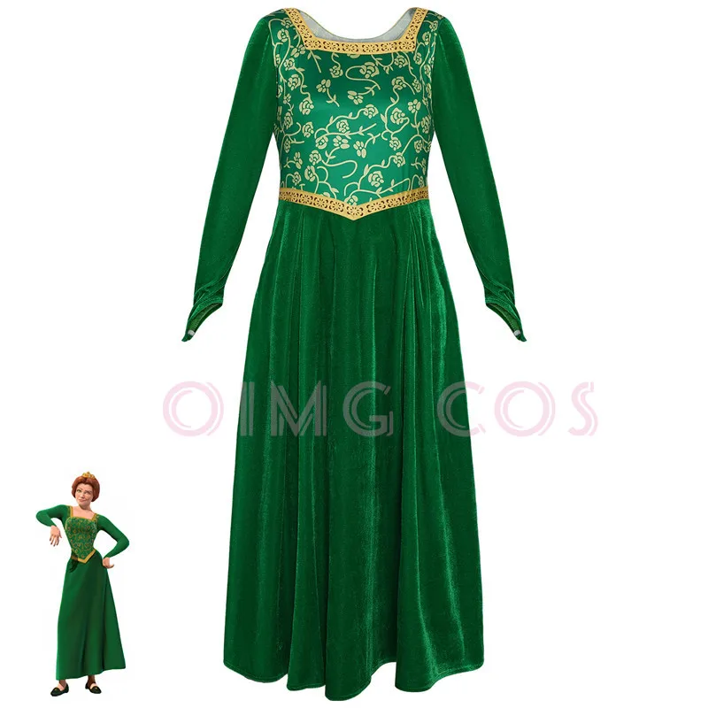 Anime Cosplay For Halloween - Princess Fiona Cosplay Costume Adult Carnival