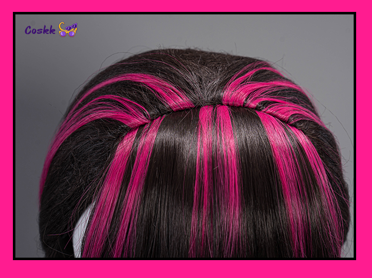 Draculauraa Cosplay Wig  Long  - Cosplay Anime Black 评论和价格