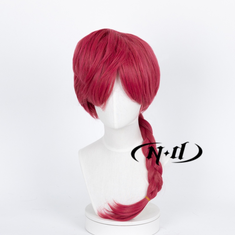 ND Ranma Saotome Cosplay Wigs  - Anime Cosplay Red Hair 评论和价格