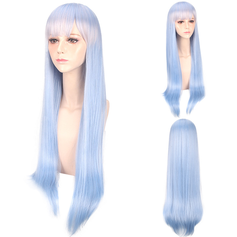 Synthetic Cosplay Wig Inspired - Re Zero Rem Wig 评论和价格