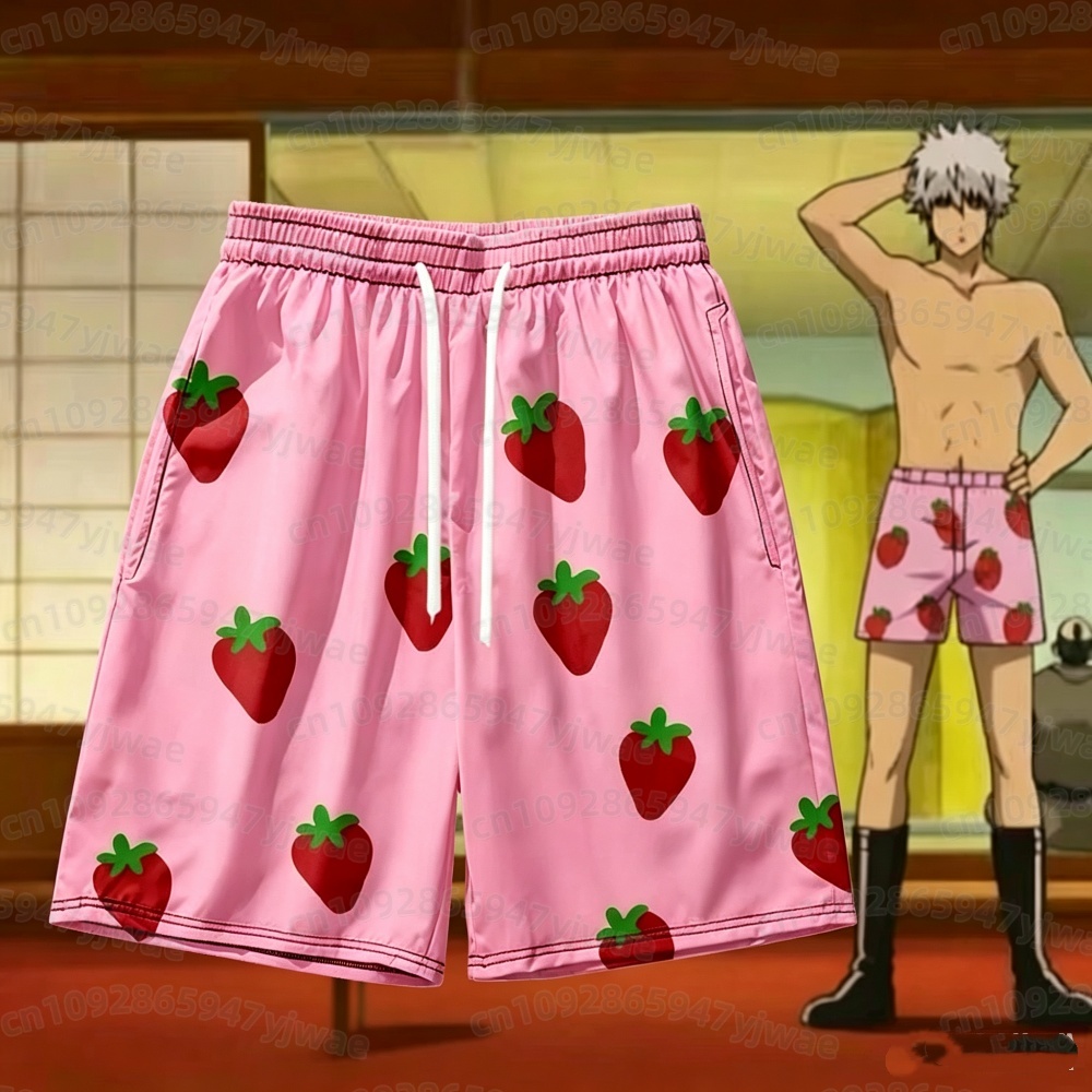 2026 Men's Pink Strawberry Sho - Costume Anime Cosplay 评论和价格
