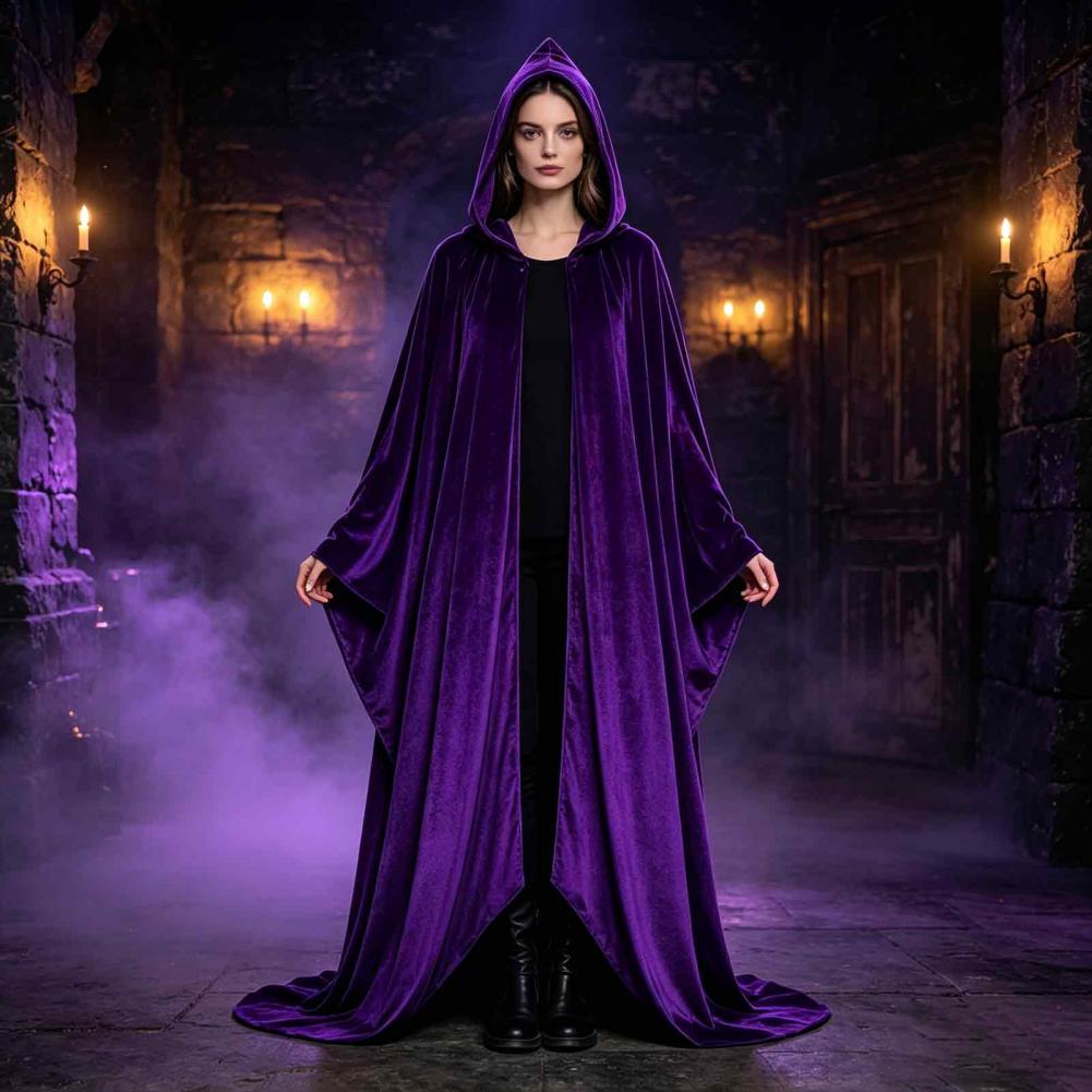 Unisex Adults Hooded Cloak Vel - Anime Cosplay Nun 评论和价格