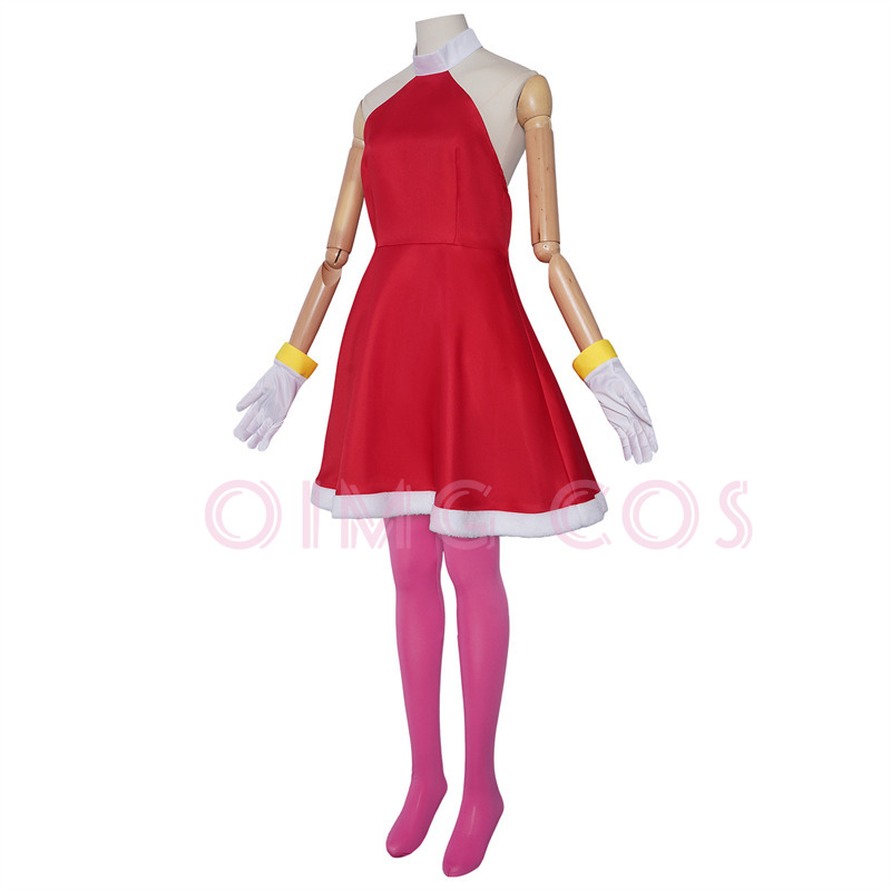 Amy Rose Cosplay Costume Adult - Anime Cosplay For Halloween 评论和价格