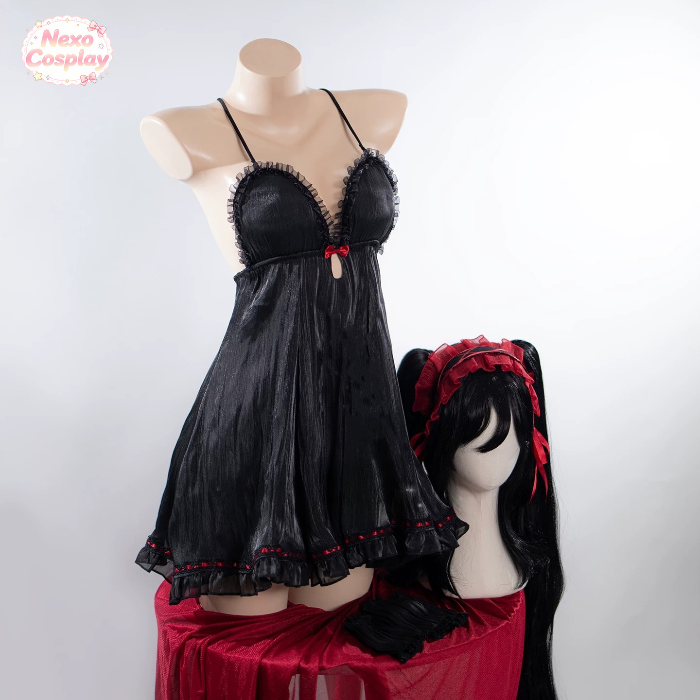 Date A Live Tokisaki Kurumi Co - Cosplay Anime Black 评论和价格