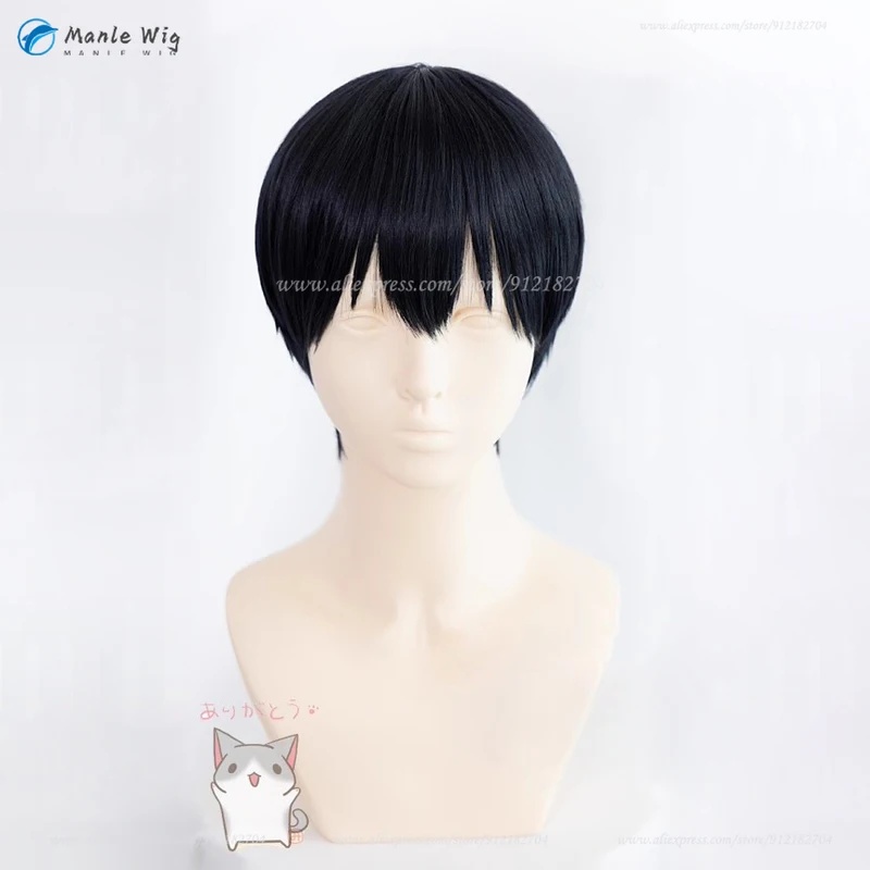 3,v;5'h\8/Tobio Kageyama Scalp - Anime Cosplay Nun 评论和价格