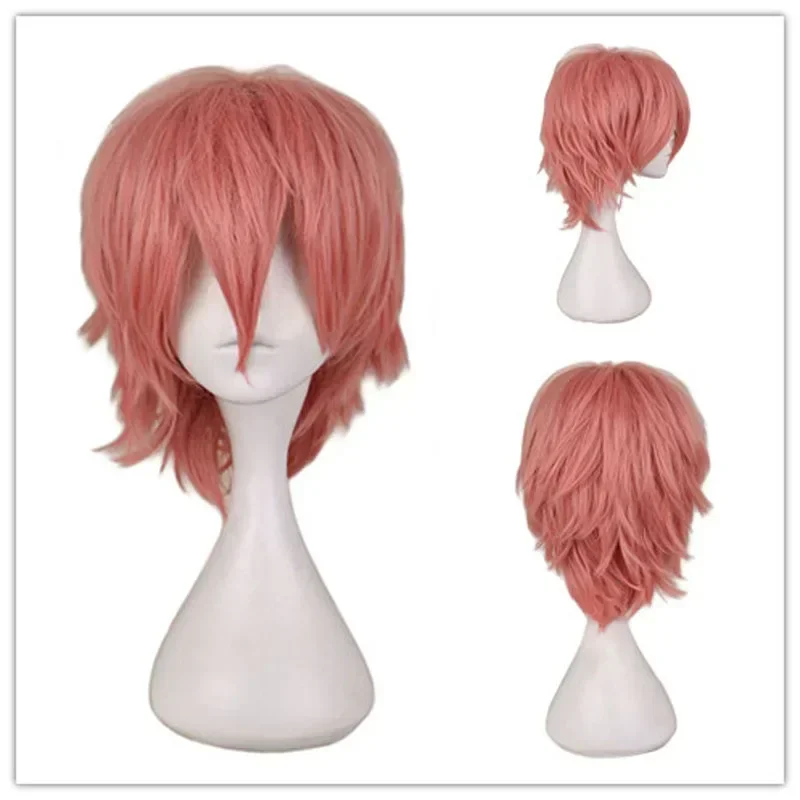 QQXCAIW Male Wig Black White P - Anime Cosplay Red Hair 评论和价格