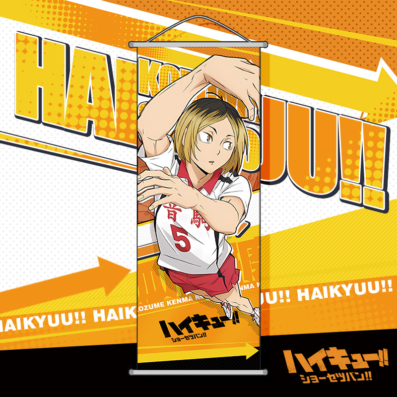 Haikyuu!! Wall Scroll Cartoon  - Anime Cosplay Wallpaper 评论和价格