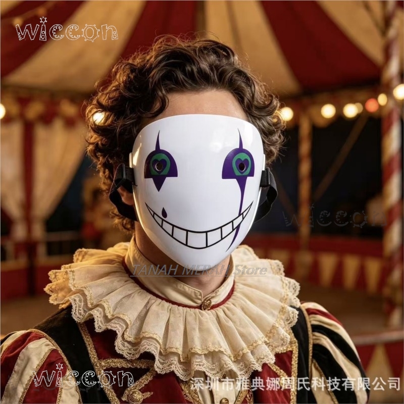 Halloween Pierrot The Freak Ci - Anime Cosplay Face 评论和价格