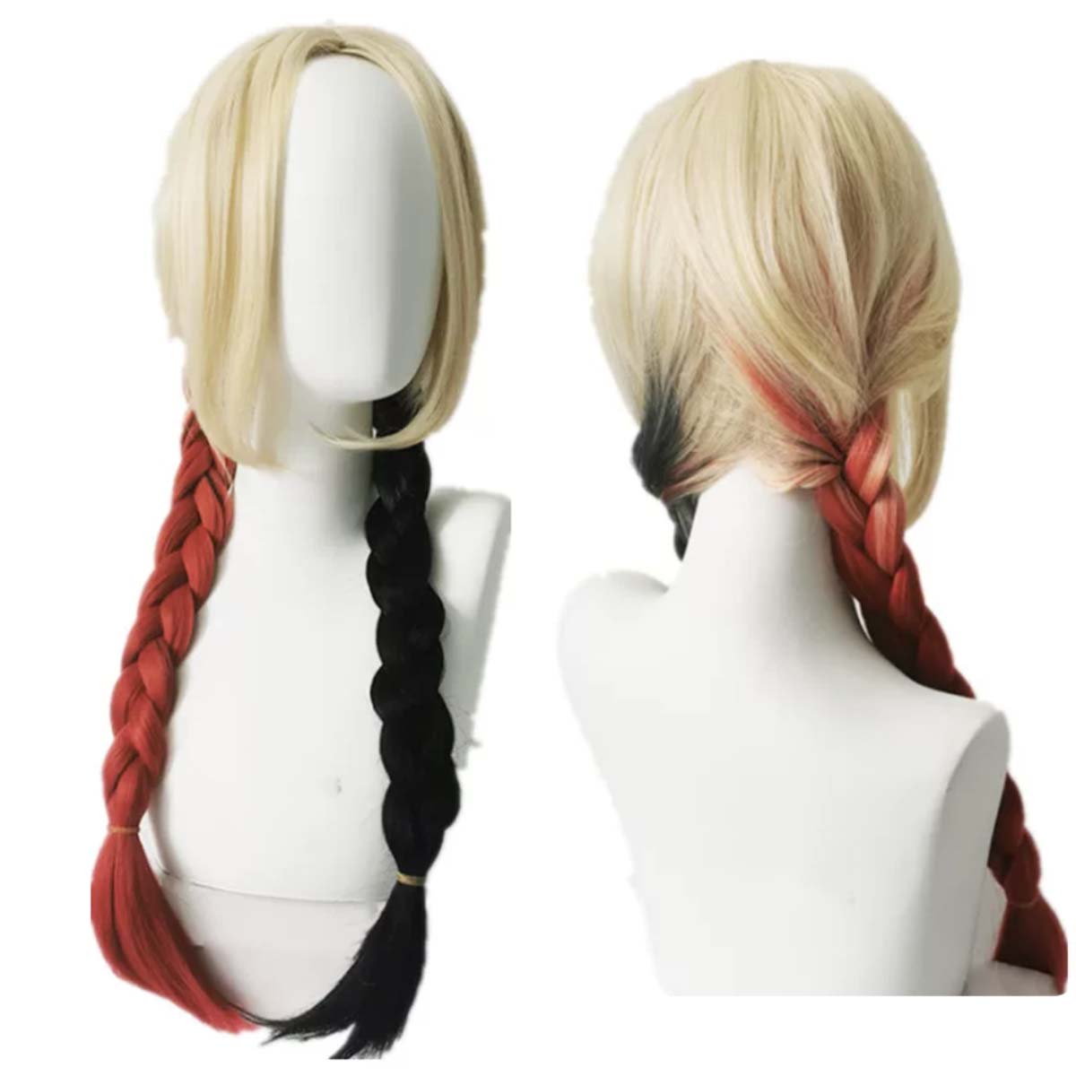 Women Quinn Cosplay Wig Harley - Anime Cosplay Red Hair 评论和价格