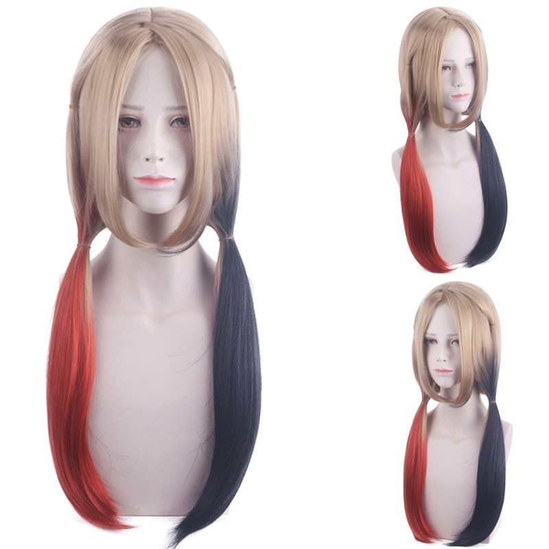 Women Quinn Cosplay Wig Harley - Anime Cosplay Red Hair 评论和价格