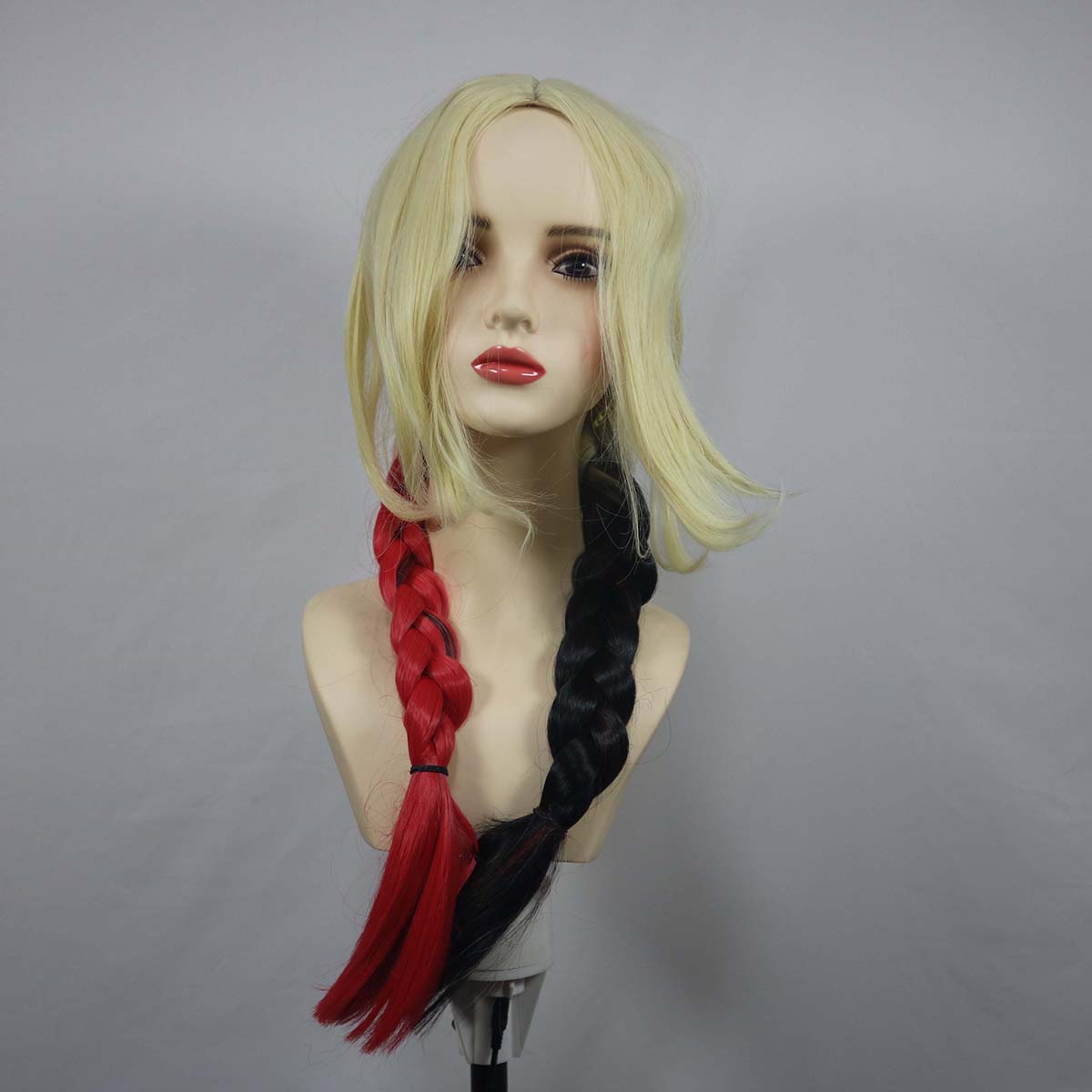 Women Quinn Cosplay Wig Harley - Anime Cosplay Red Hair 评论和价格