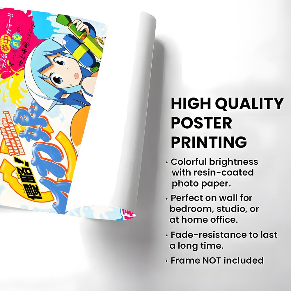 Anime Squid Girl Poster High-d - Anime Cosplay Wallpaper 评论和价格