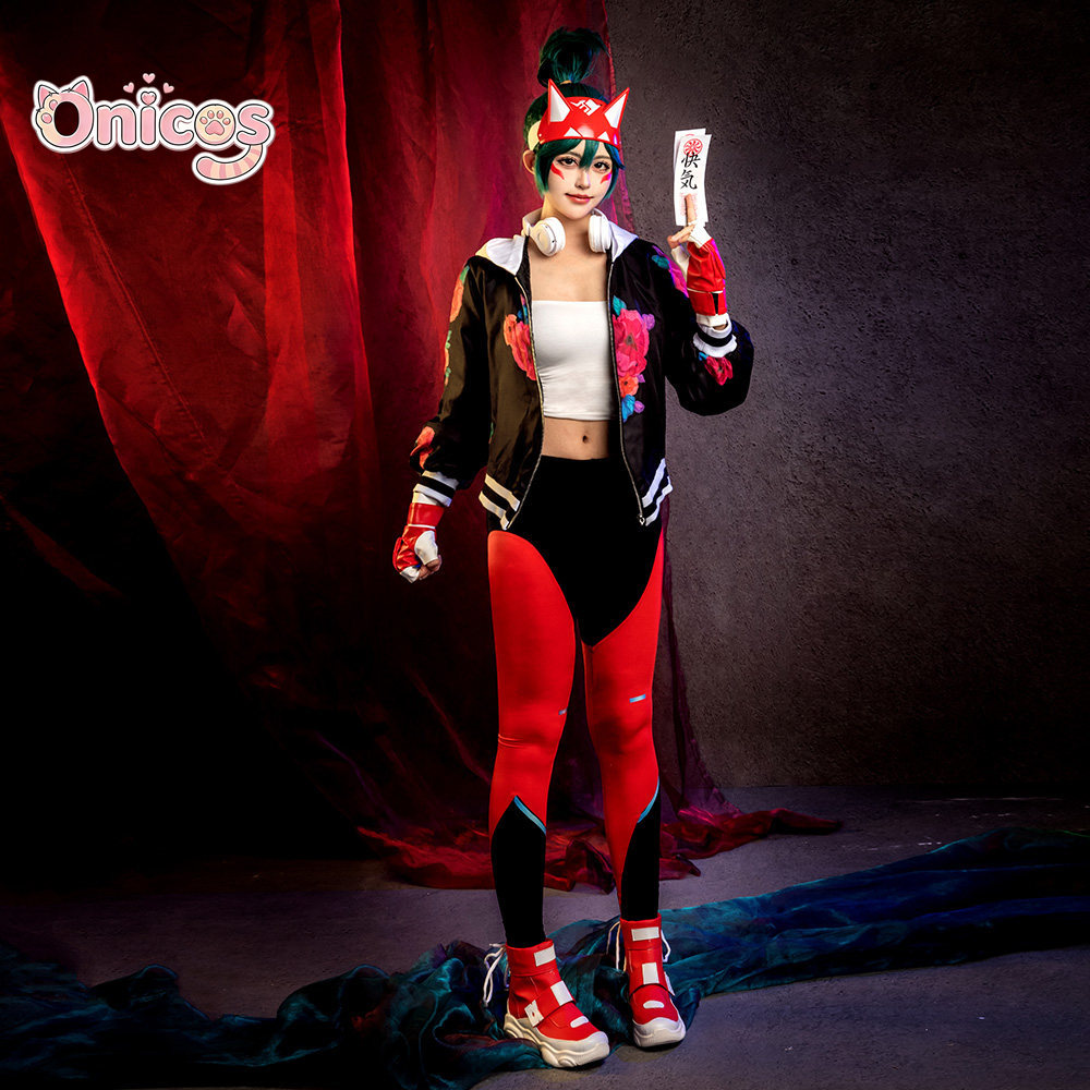 Overwatch 2 Kiriko Cosplay Cos - Cosplay Anime Black 评论和价格