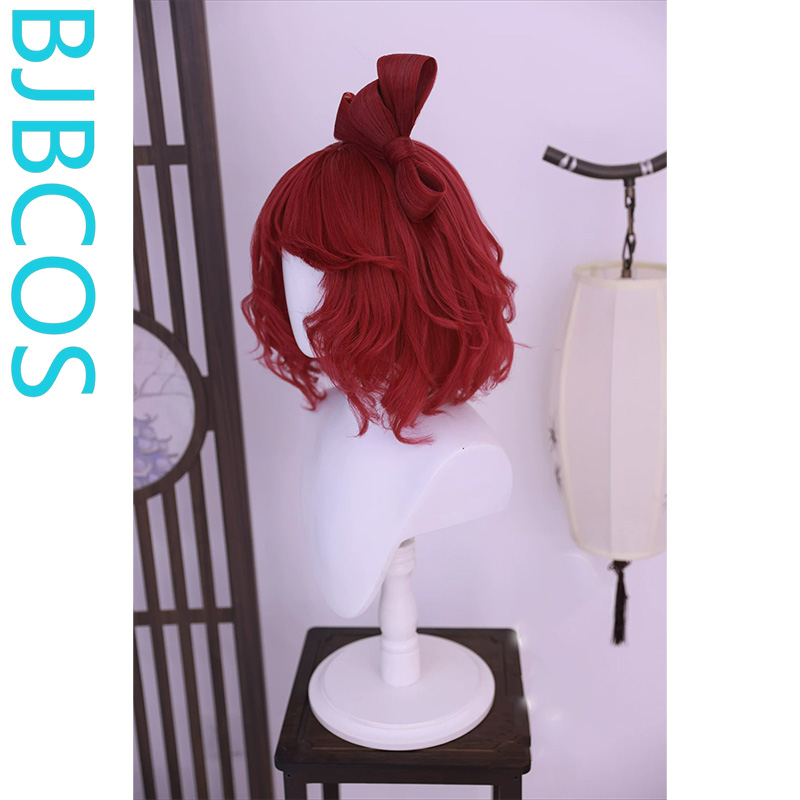 [Styled Wig]Huang Yueying Cosp - Anime Cosplay Red Hair 评论和价格