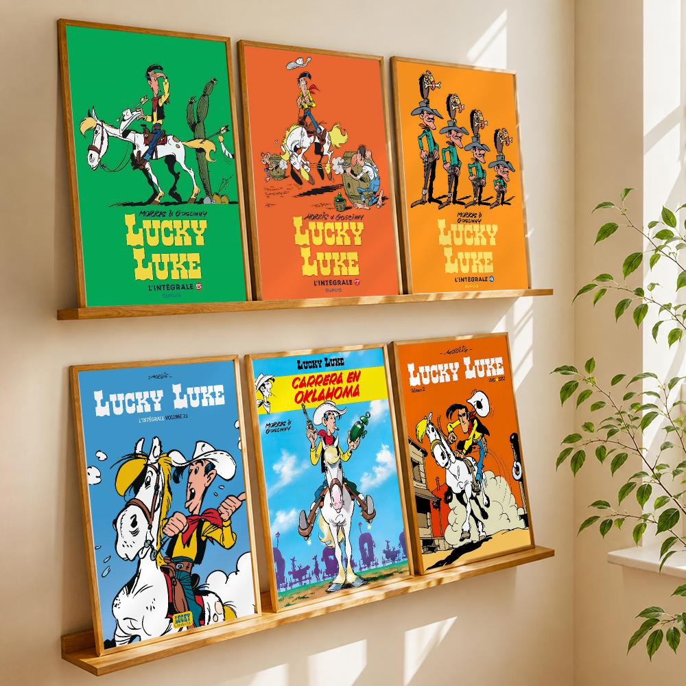 L-lucky Luke Anime Poster HD H - Anime Cosplay Wallpaper 评论和价格