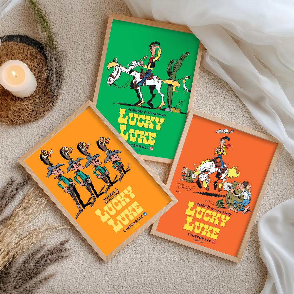 L-lucky Luke Anime Poster HD H - Anime Cosplay Wallpaper 评论和价格