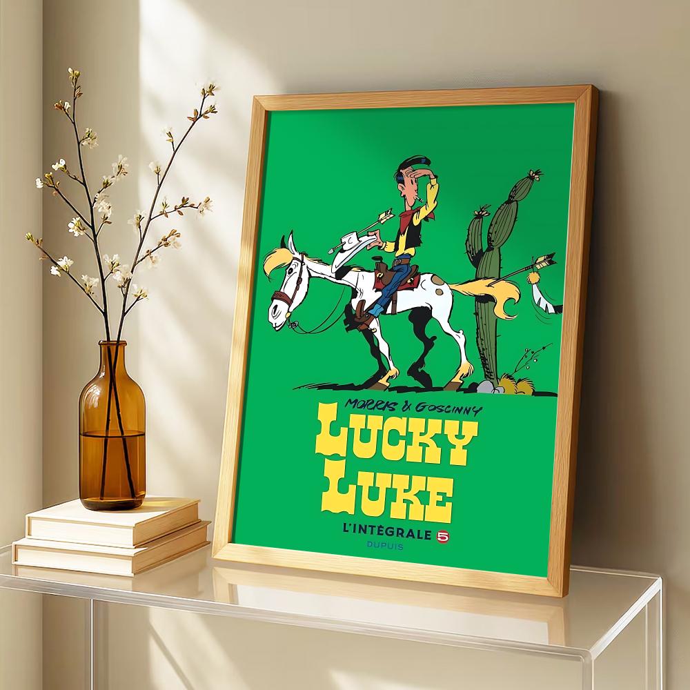 L-lucky Luke Anime Poster HD H - Anime Cosplay Wallpaper 评论和价格