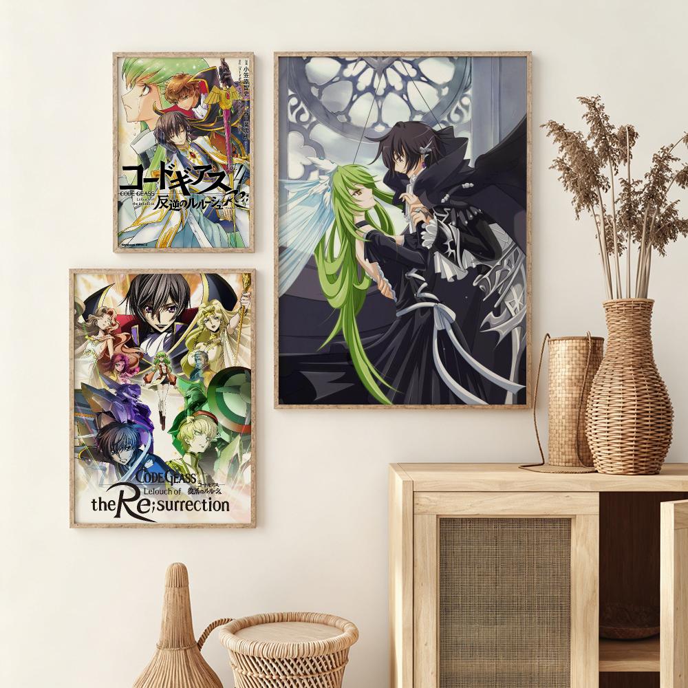 Anime Code G-Geass Zero Poster - Anime Cosplay Wallpaper 评论和价格