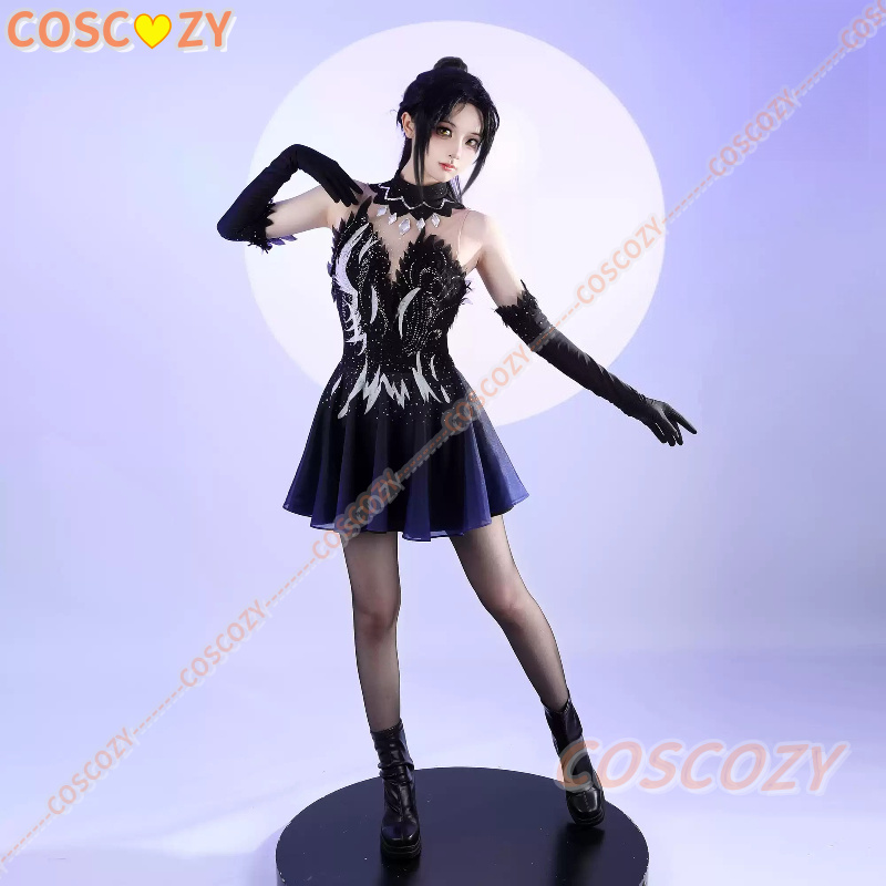 Medalist Hikaru Kamisaki Dress - Cosplay Anime Black 评论和价格