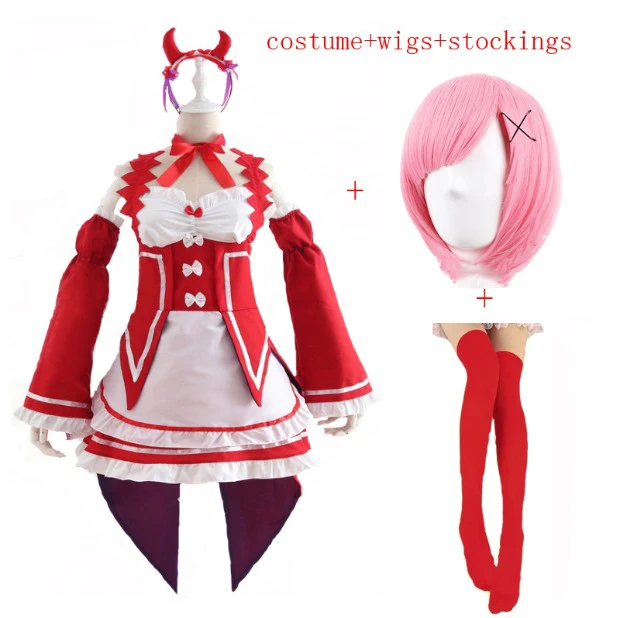 2026Rem Lolita Maid Cosplay Co - Re Zero Rem Wig 评论和价格