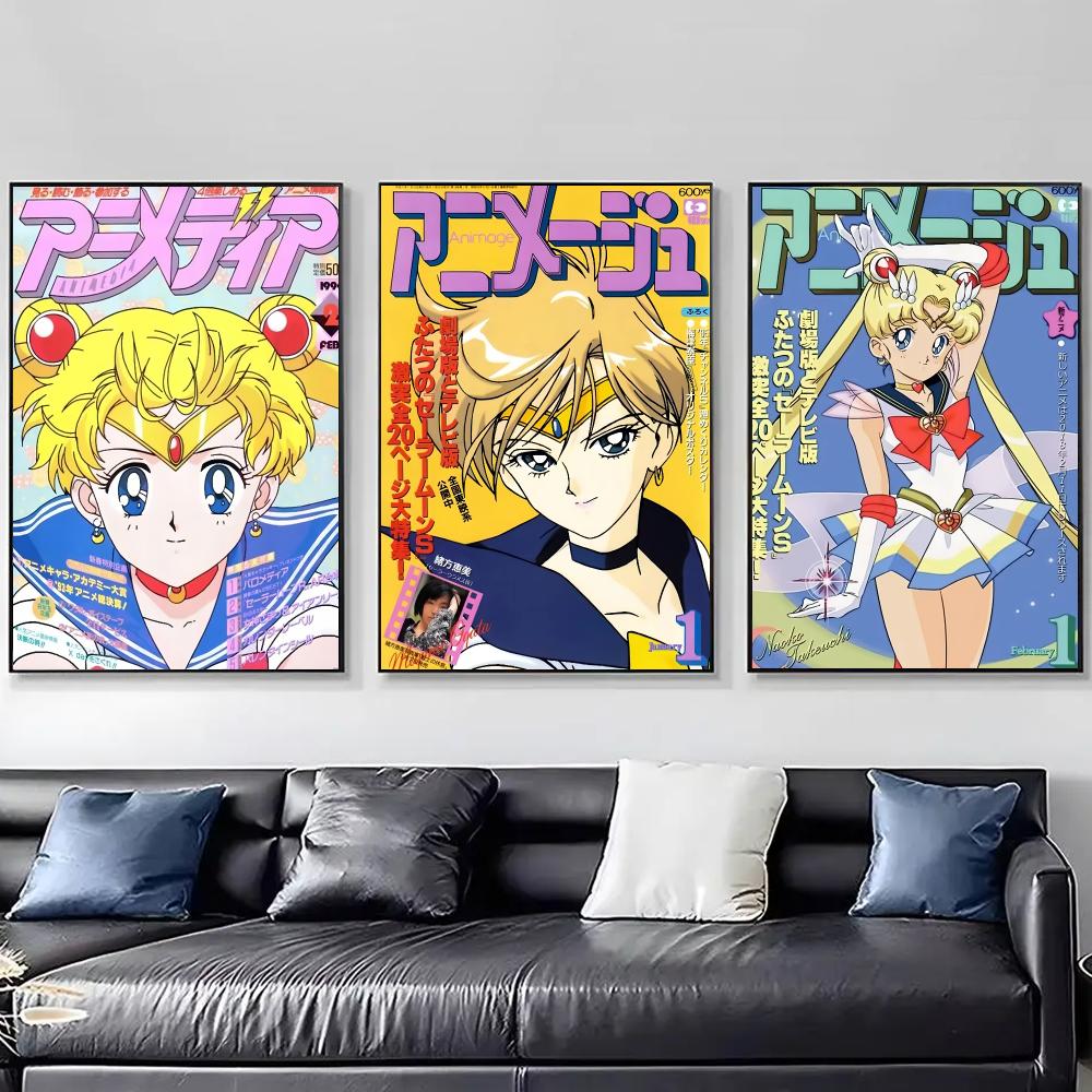 Anime S-Sailor Moon Poster Wal - Anime Cosplay Wallpaper 评论和价格