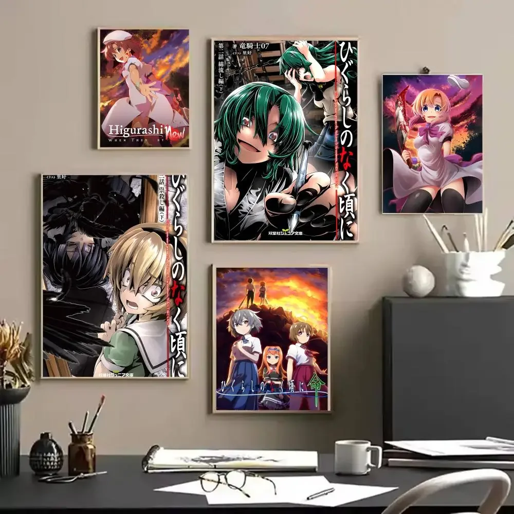 Anime H-Higurashi When They Cr - Anime Cosplay Wallpaper 评论和价格